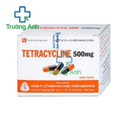 Tetracyclin 500mg Mekophar - Thuốc kháng sinh điều trị nhiễm khuẩn hiệu quả